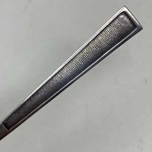 Vtg National Stainless Finale Serving Spoon Mid-Century Textured Handle Japan